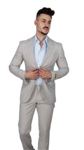 Fato Fashion Bege — Under Blue