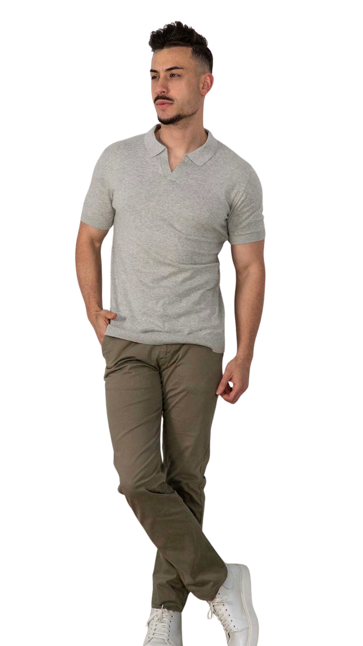 Calças Chino Khaki
