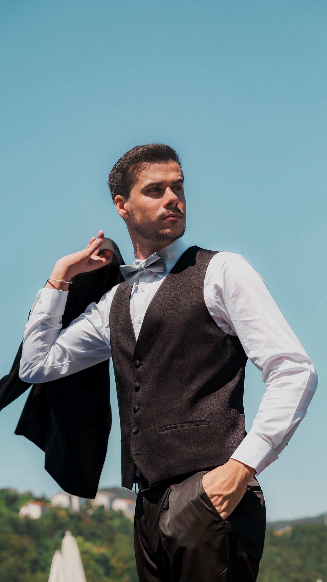 Fato de Casamento Preto