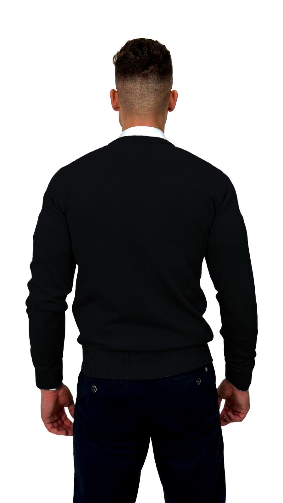 Camisola V-Neck Preta