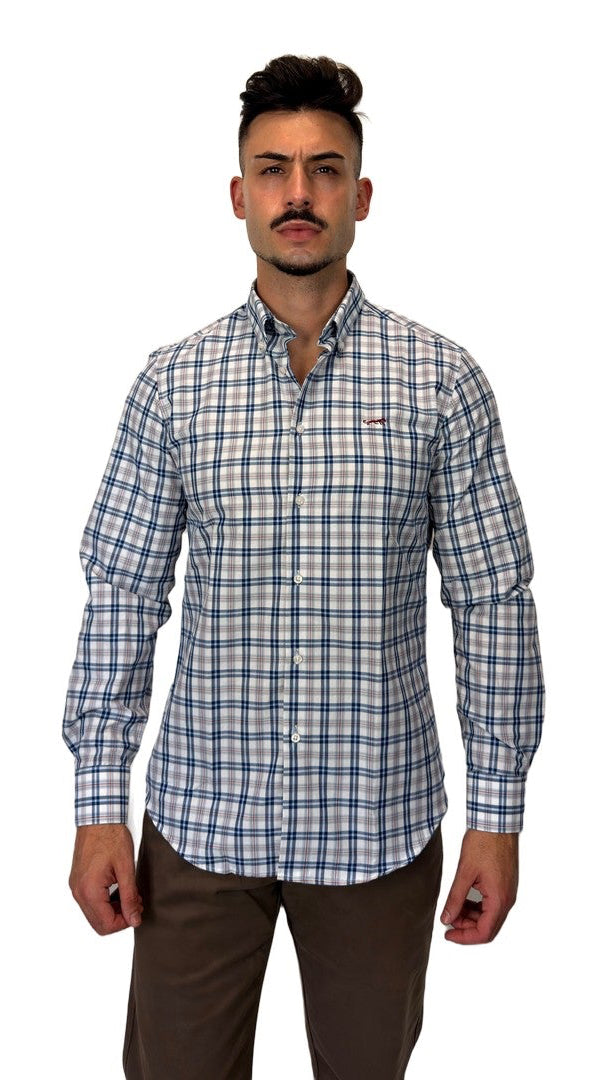 Camisa de Xadrez X White