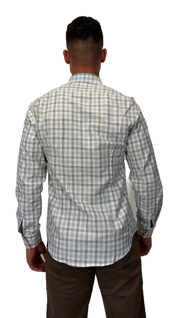 Camisa de Xadrez Bege
