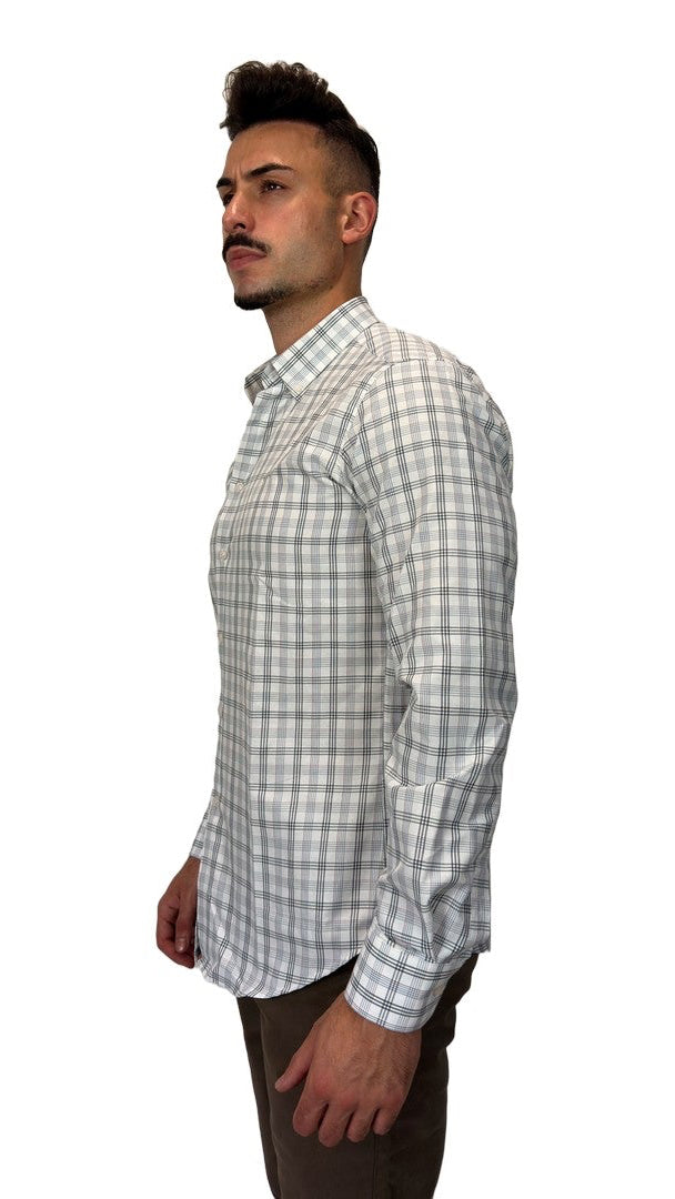 Camisa de Xadrez Bege