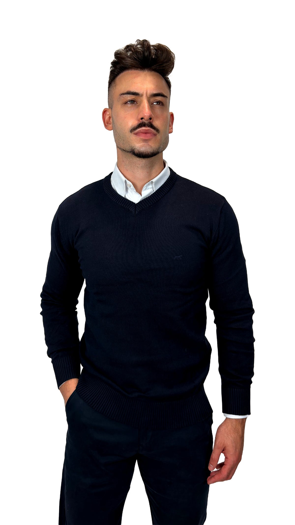Camisola V-Neck Navy