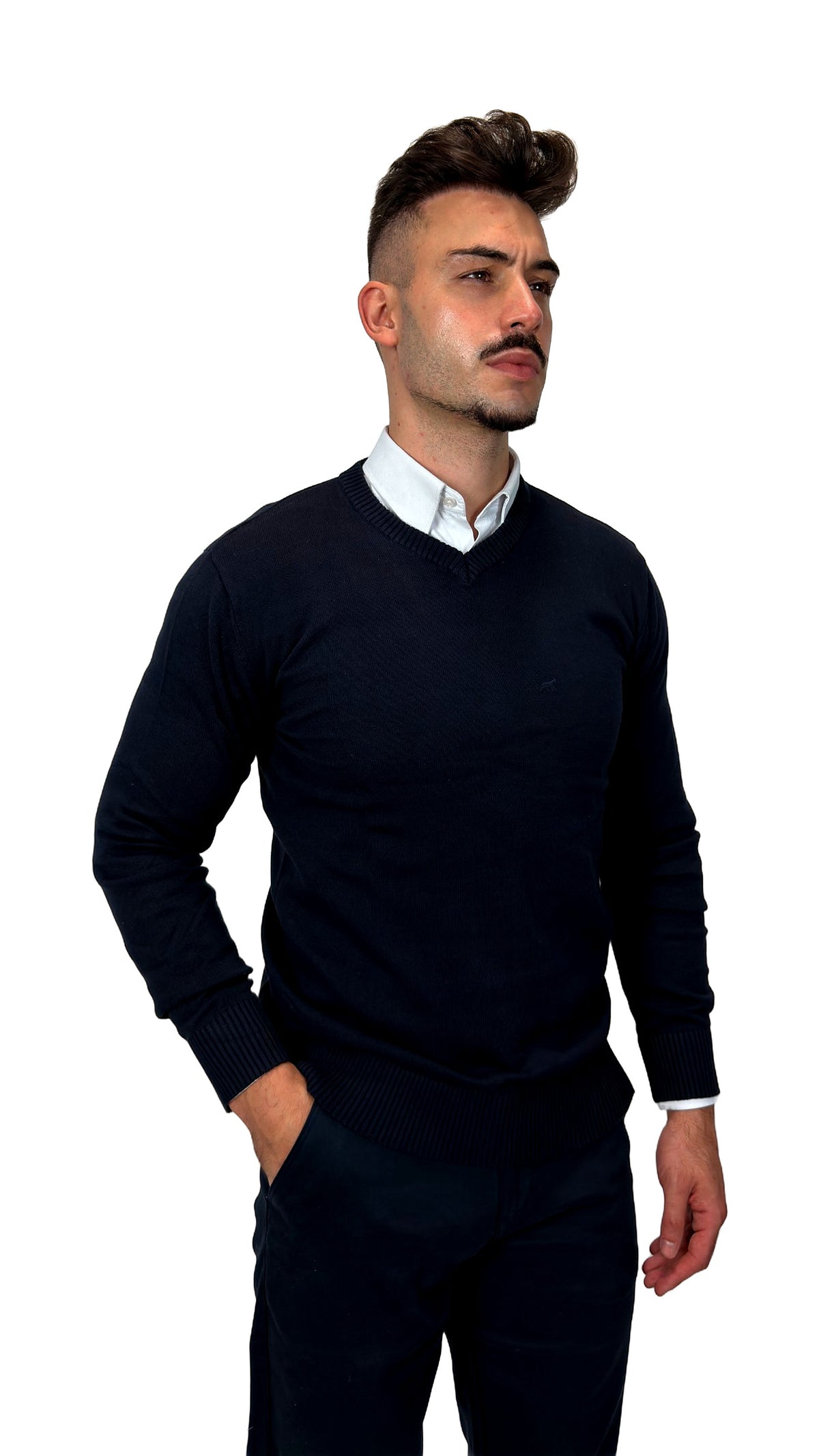 Camisola V-Neck Navy