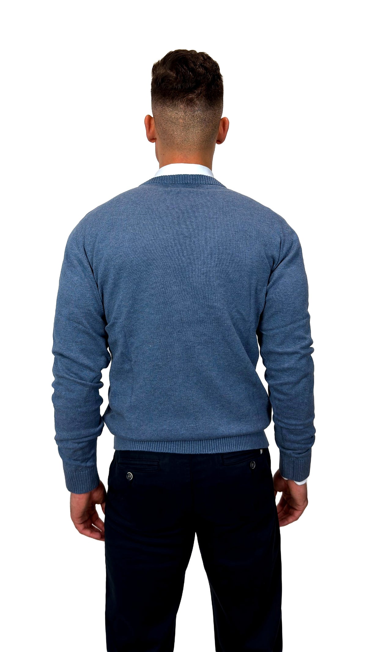 Camisola V-Neck Azul