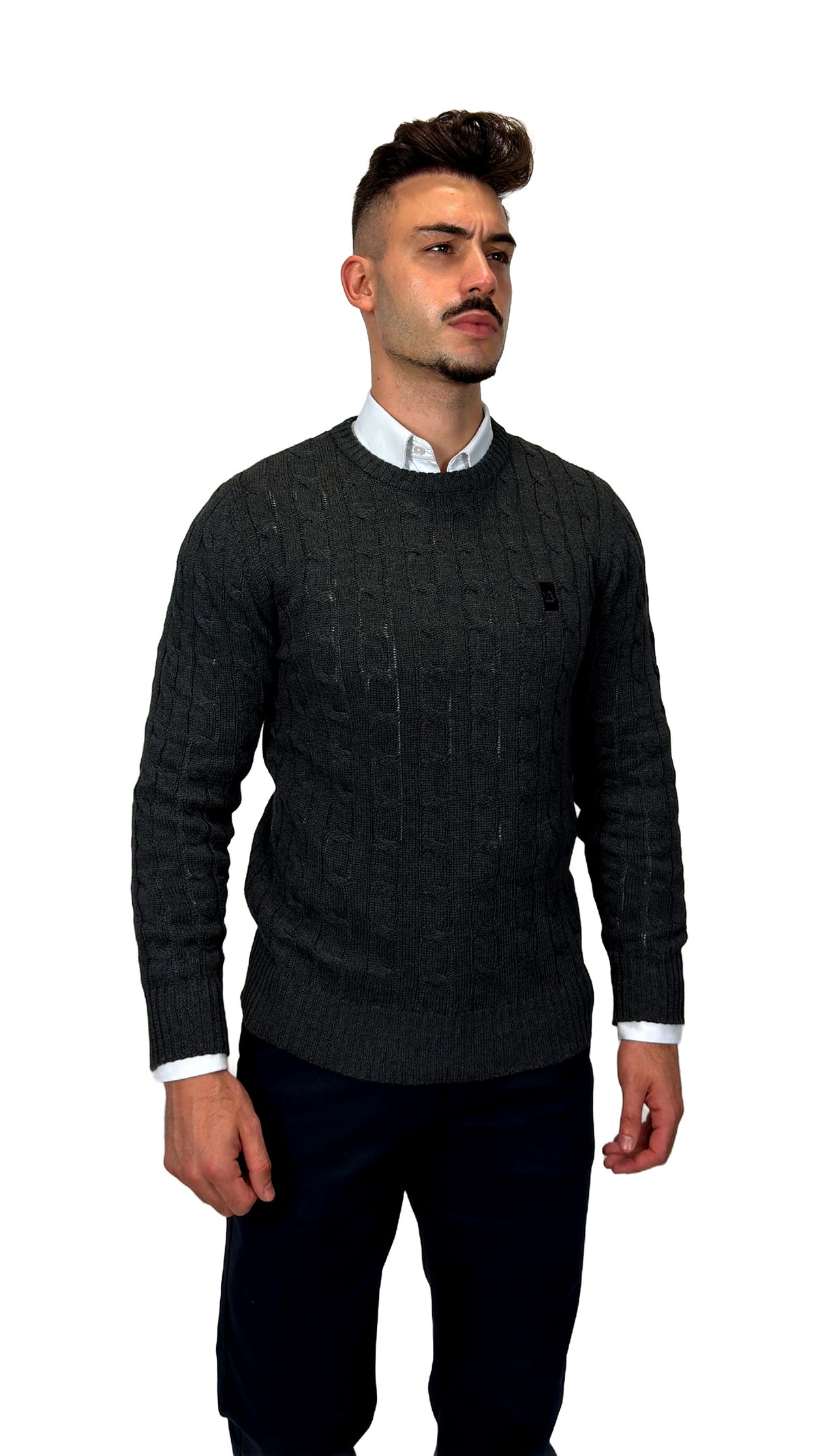 Camisola Malha UB Cinzenta Escura