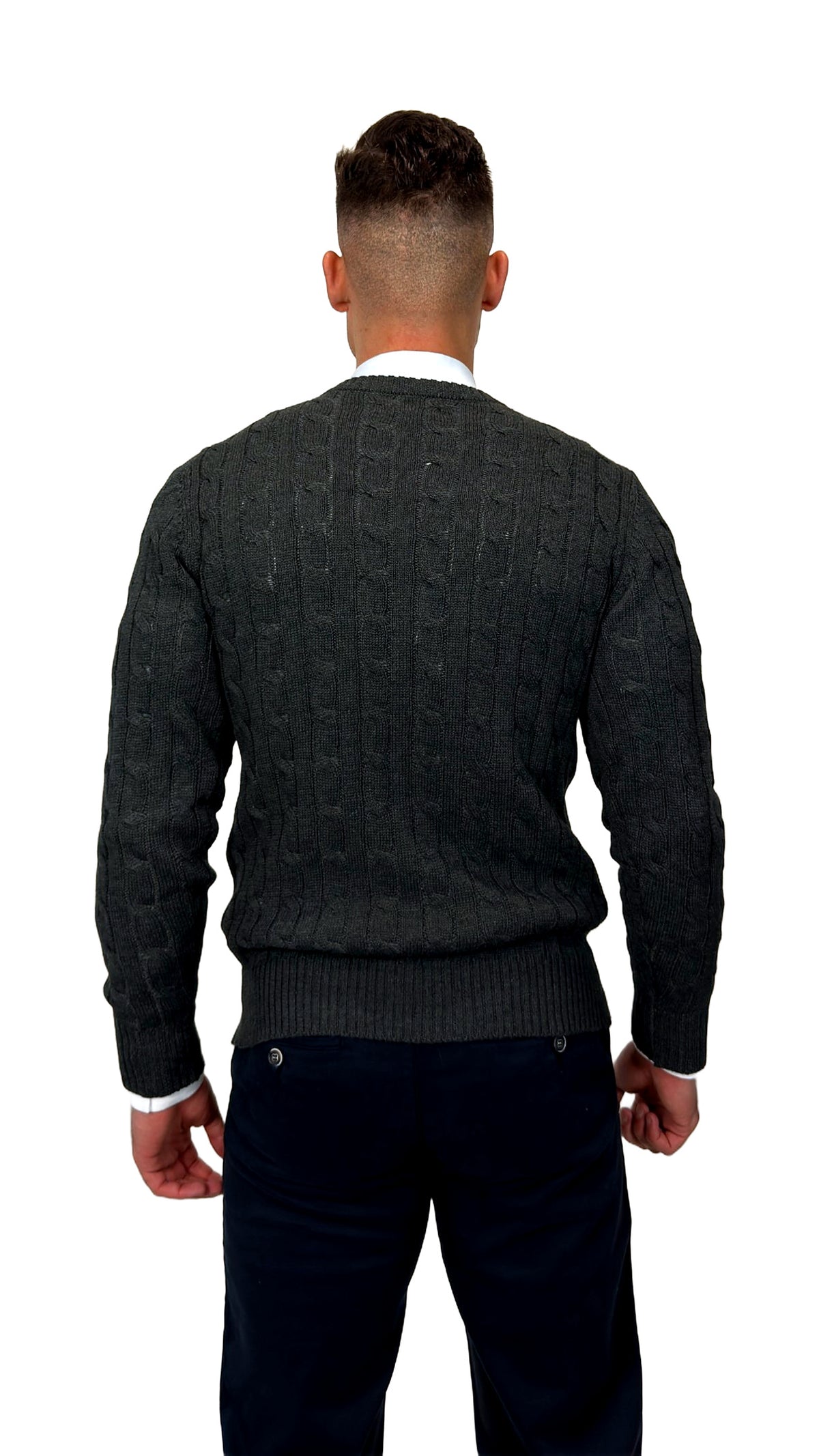 Camisola Malha UB Cinzenta Escura