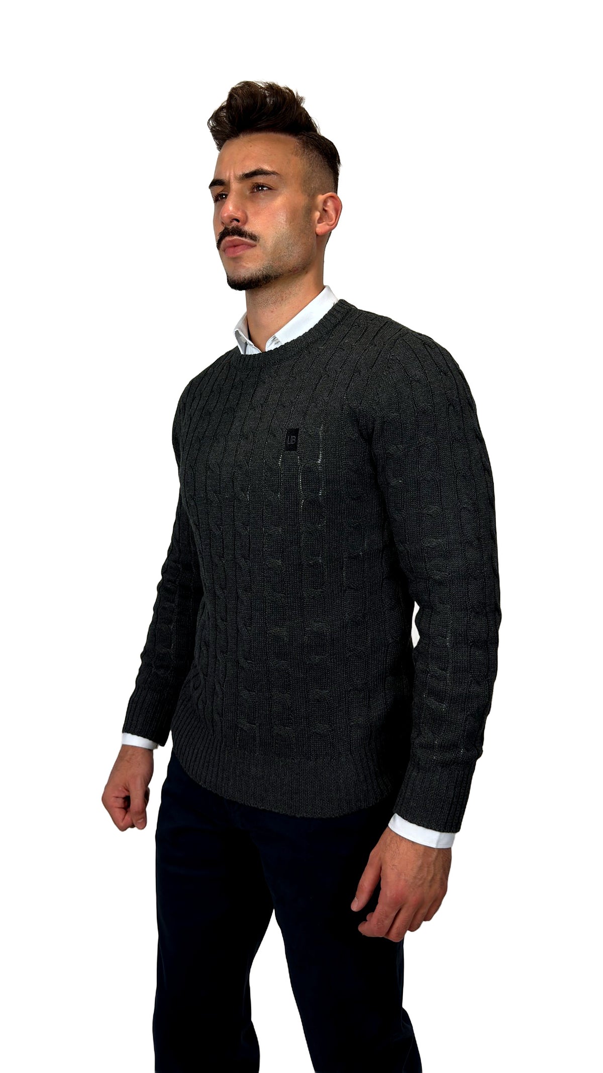 Camisola Malha UB Cinzenta Escura