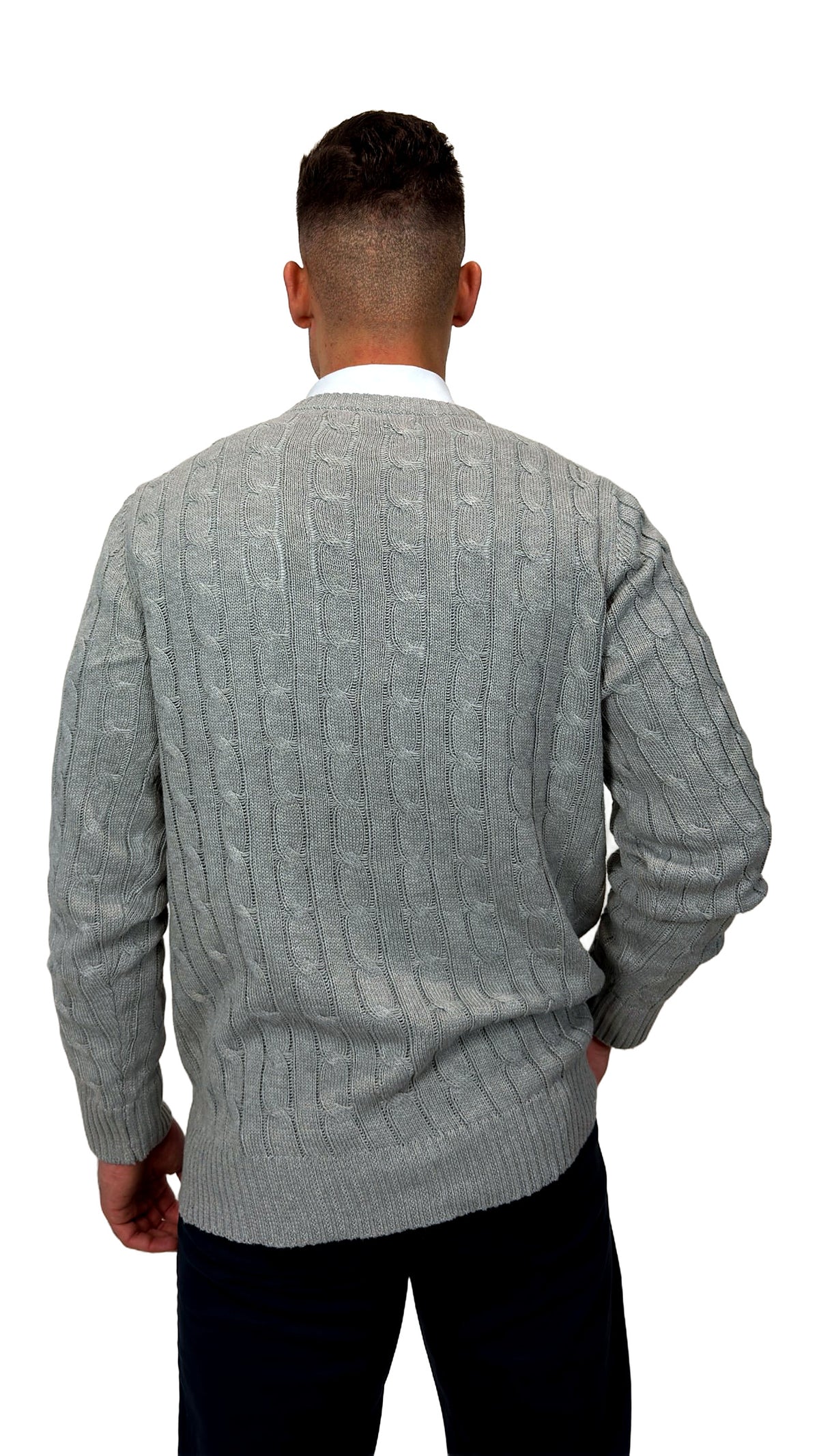 Camisola Malha UB Cinzenta