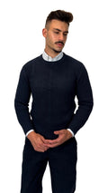 Camisola de Malha Azul-Marinho
