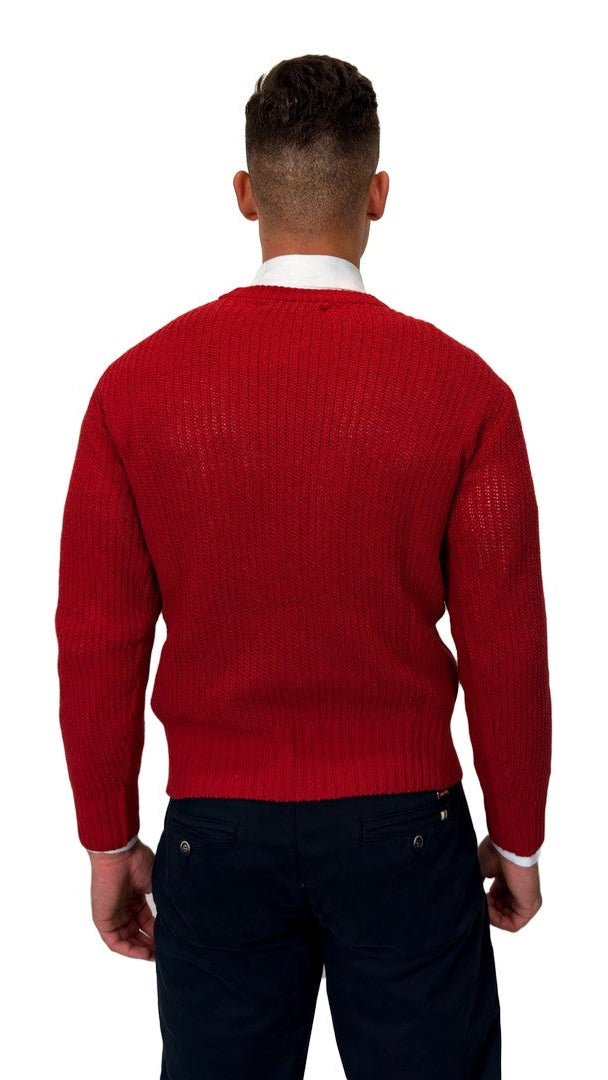 Camisola de Malha Vermelha