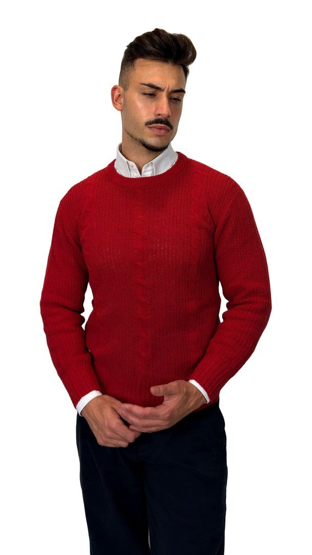 Camisola de Malha Vermelha