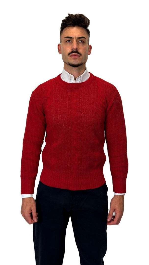 Camisola de Malha Vermelha