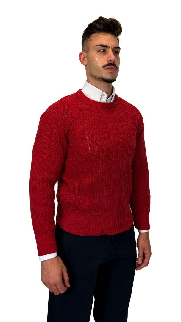 Camisola de Malha Vermelha